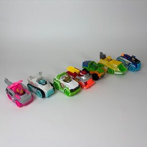Paw Patrol True Metal Diecast Vehicles Lot of 7 Neon Skye Tracker Everest Rubble